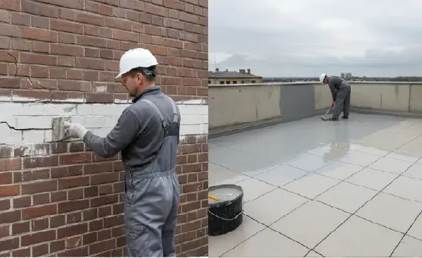 Reparación de fachadas y Azoteas - Filtración